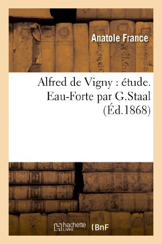 Alfred vigny etude - de, :