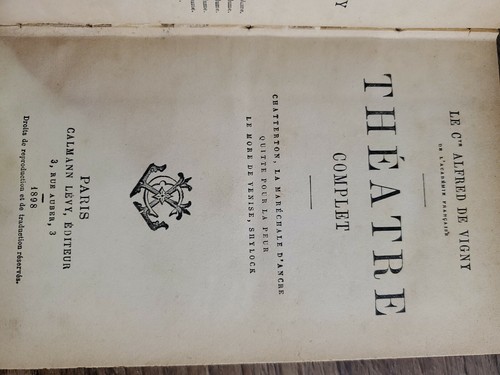 1898 theatre complet alfred - 1898,